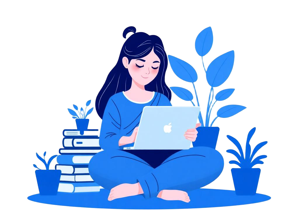 Student learning online